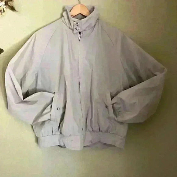 VTG Beige Tan Men' s Sports Jacket Labeled Men's Size XL Deff Vintage 80s or 90s - Picture 4 of 13